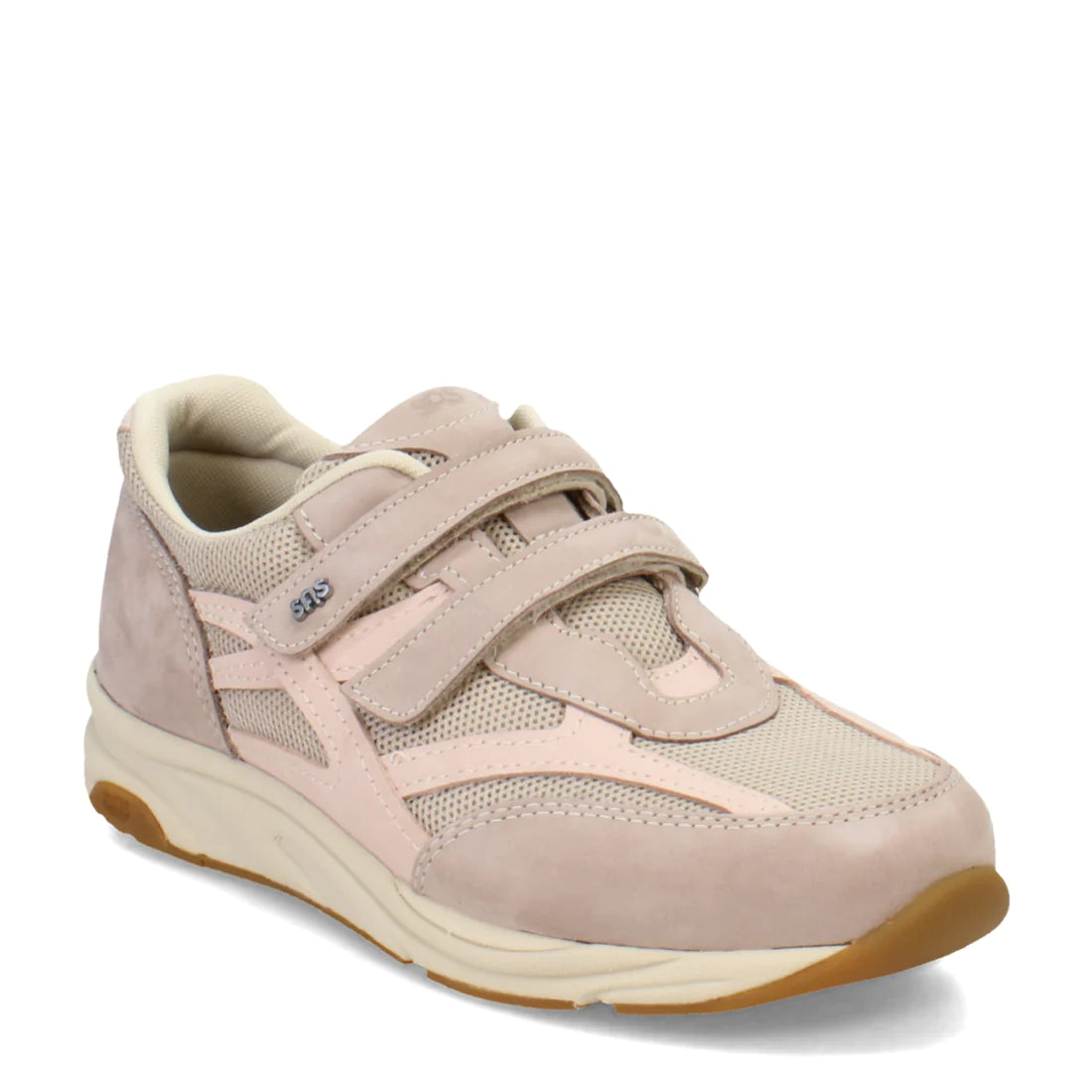 Velcro Sas Shoes Nearby SAS TMV Velcro Sneaker Taupe/Pink Women's