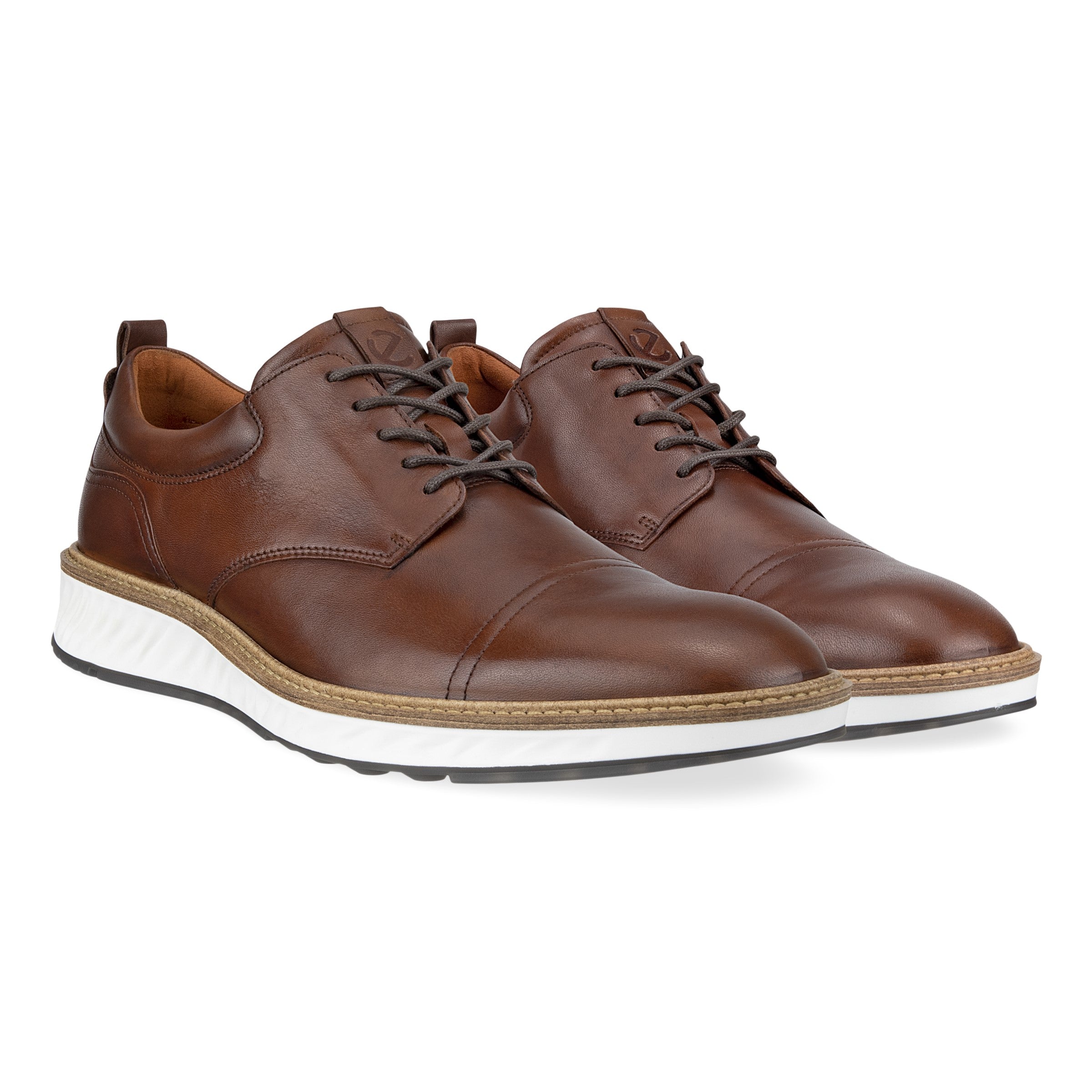 Ecco St. 1 Hybrid Cognac Men