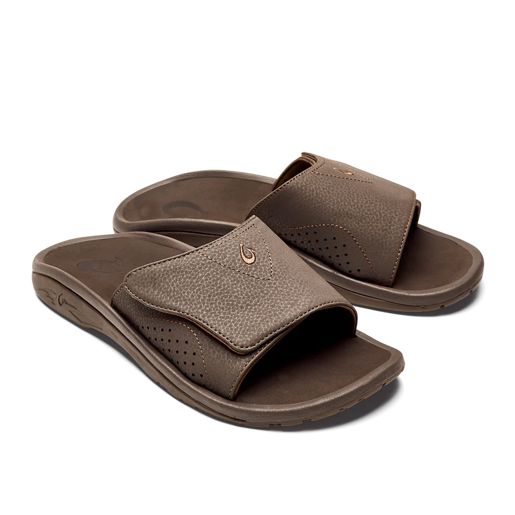 OluKai Nalu Slide Dark Java Men display picture 2