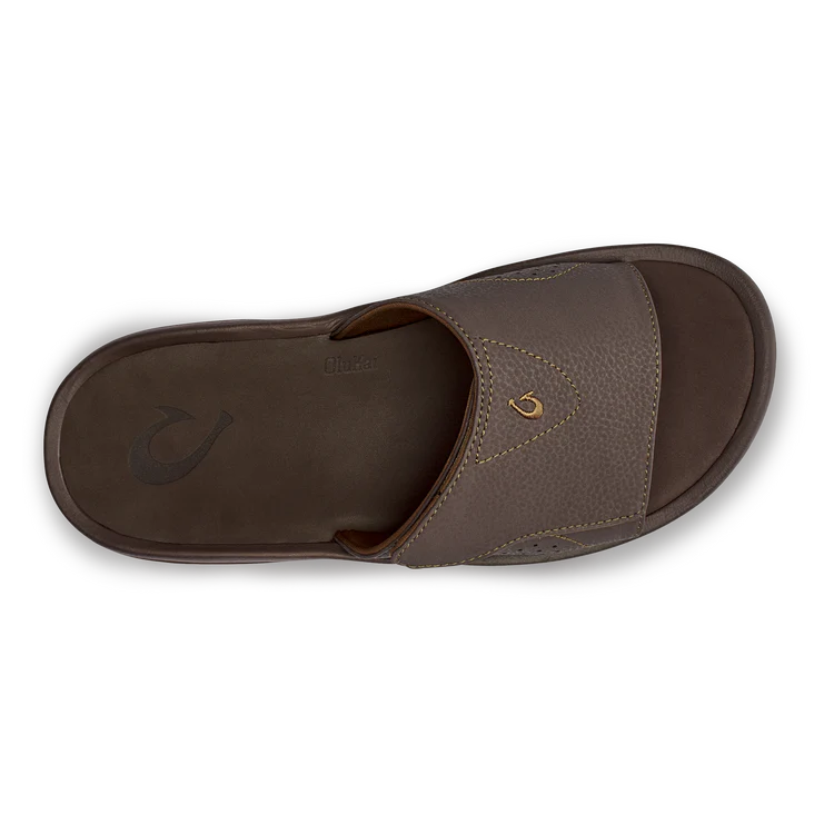 OluKai Nalu Slide Dark Java Men display picture 3