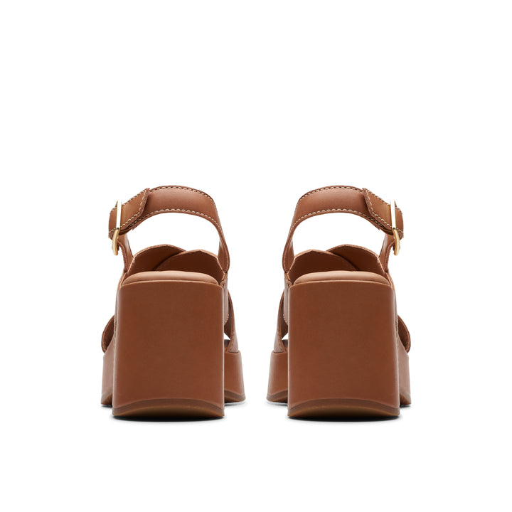 Clarks Manon Wish Tan Leather Women display picture 1