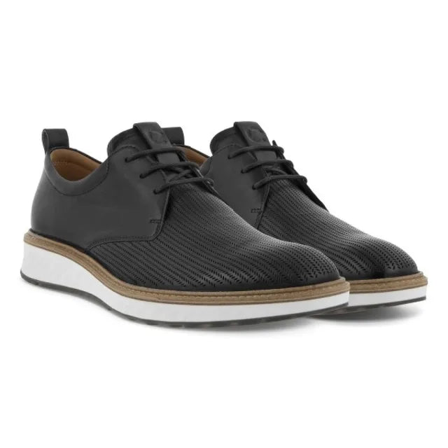 Ecco St. 1 Hybrid Perf Toe Black Santiago Men