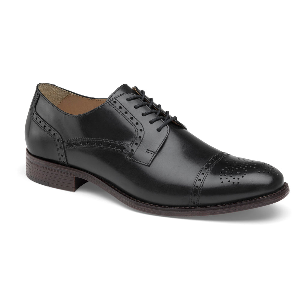 JOHNSTON & MURPHY LEWIS BROWN CAP TOE MEN\'S SHOES SZ 9 204206X SP50 LEWIS PLAIN TOE MEN main image 2