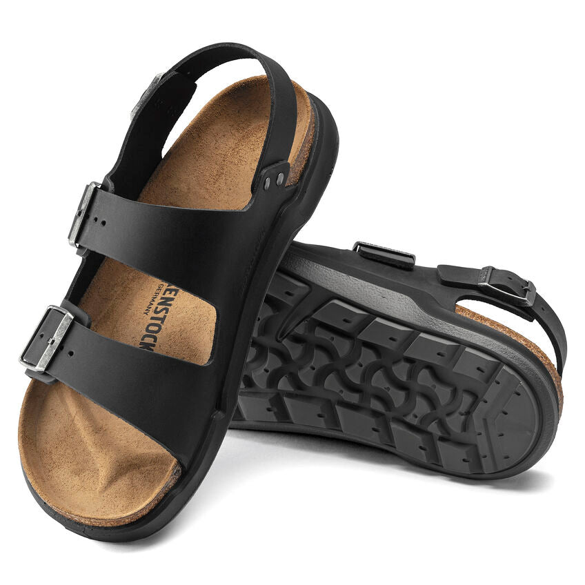 Birkenstock Milano CT Black Oiled Men display picture 3