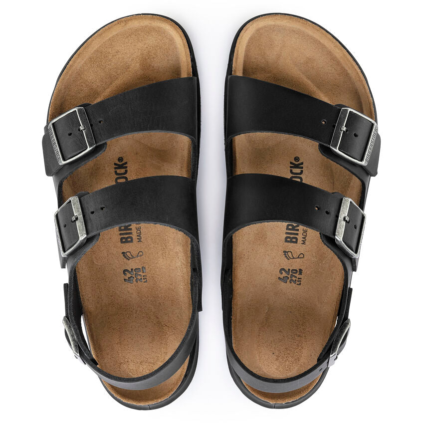 Birkenstock Milano Ct Sandals M11 Birkenstock Milano CT Black Oiled Men main image 3